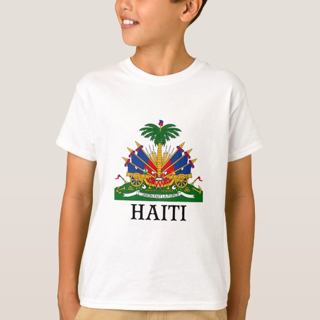T-shirt HAITI - emblema/brasão/bandeira/símbolo (Frente)