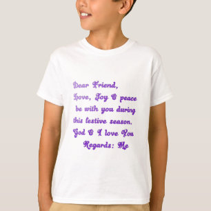 T-shirt Hakuna Matata Caro Amigo Ame alegria A paz esteja