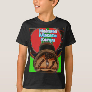 T-shirt Hakuna Matata Kenya Art Impressão