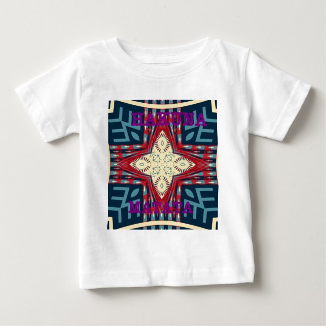 T-shirt Hakuna Matata Text Hope Abstrato (Frente)
