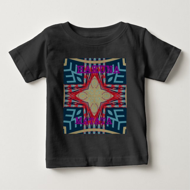 T-shirt Hakuna Matata Text Hope Abstrato (Frente)