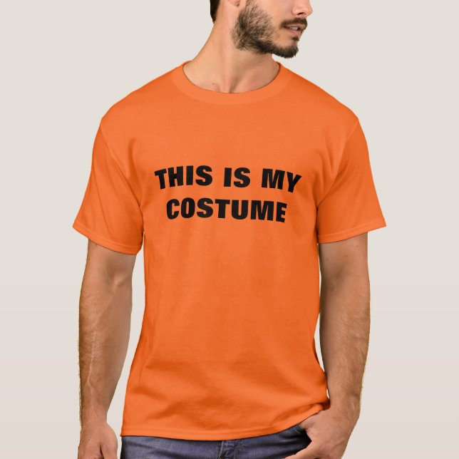 T-shirt Halloween "ESTE É O MEU CUSTO" (Frente)