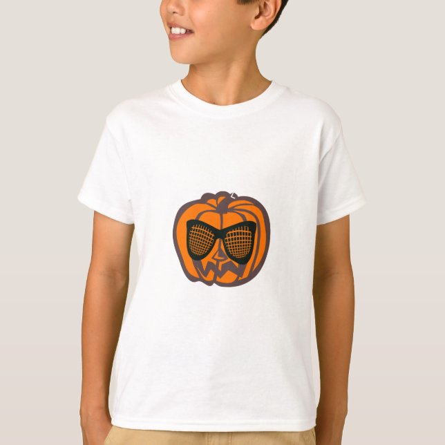 T-shirt Halloween Legal de Abóbora Personalizado (Frente)