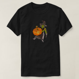 T-shirt Halloween Pumpkin Witch Warlock Dance