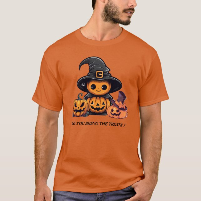 T-Shirt : HALLOWEEN Pumpkins #2 (Frente)