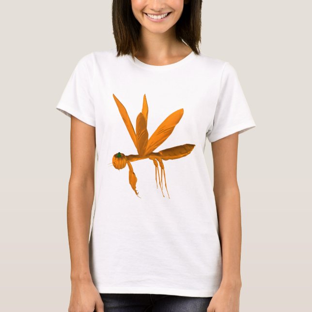 T-shirt Halloween Rezando Mantis (Frente)