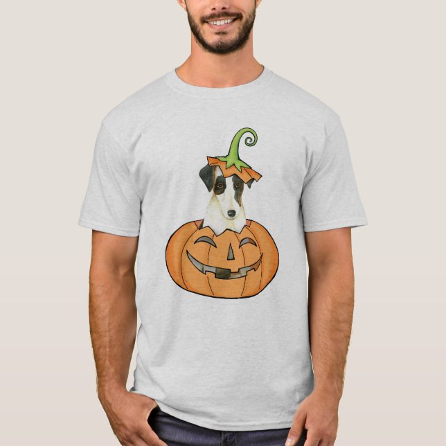 T-shirt Halloween Smooth Fox Terrier (Frente)