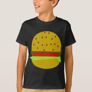 T-shirt Hamburger comida fast food hambúrguer