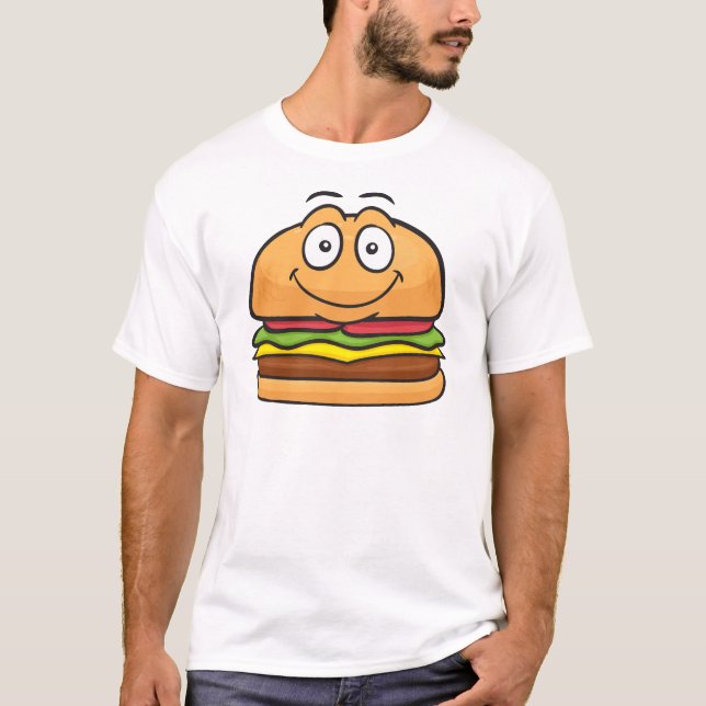 T-shirt Hamburger Emoji (Frente)