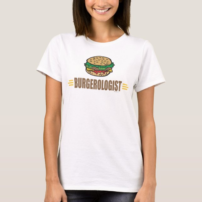 T-shirt Hamburger Engraçado (Frente)
