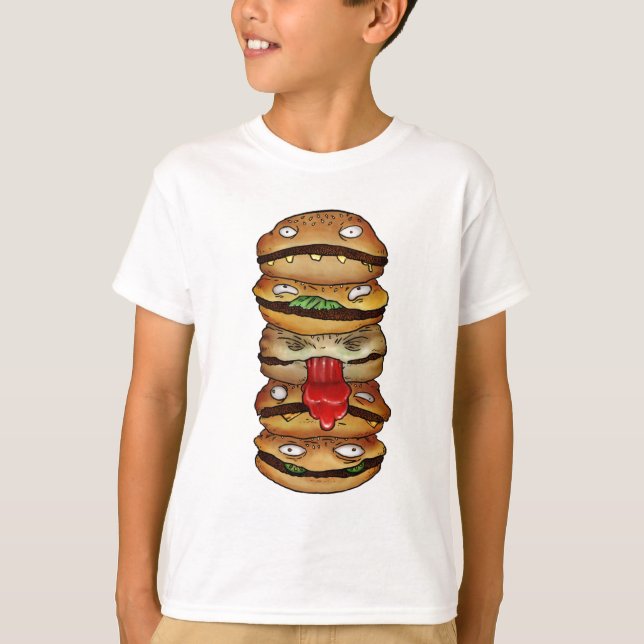 T-shirt Hamburguer da criança! (Frente)