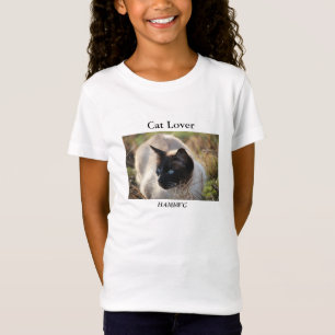 T-shirt HAMbWG - Roupa americano das raparigas do Gato Lov