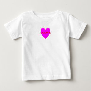 T-shirt HAMbWG Toddler Long Sleeve T - Coração Violeta
