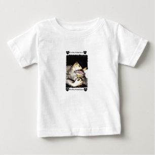 T-shirt HAMbyWG Toddler Ruffle Tee - Botão do Coração T