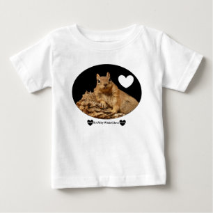 T-shirt HAMbyWG Toddler Ruffle Tee - Esquilo B W e Bar