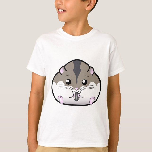 T-shirt Hamster gordo do anão do russo (Frente)