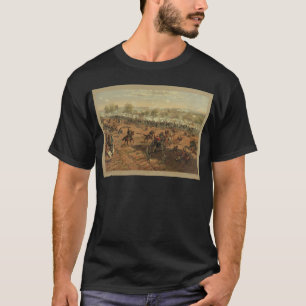 T-shirt Hancock em Gettysburg por Thure de Thulstrup