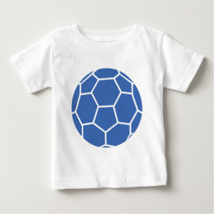 T-shirt handball azul da bola