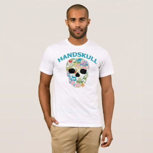 T-shirt HANDSKULL Natur Och Kultur - sle curto branco