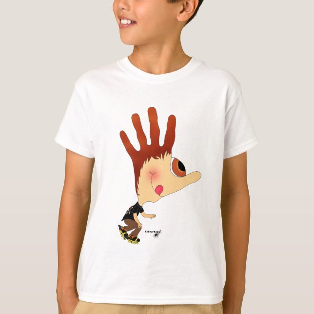 T-shirt HANDzYMANS-Rollerblader (Frente)
