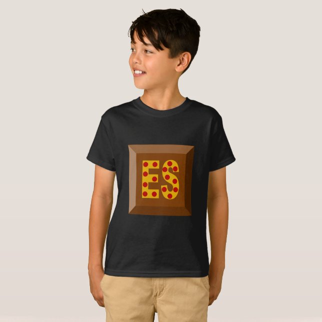 T-shirt Hanes TAGLESS ESPANHA CHOCOLATE BOMBONS (Frente Completa)