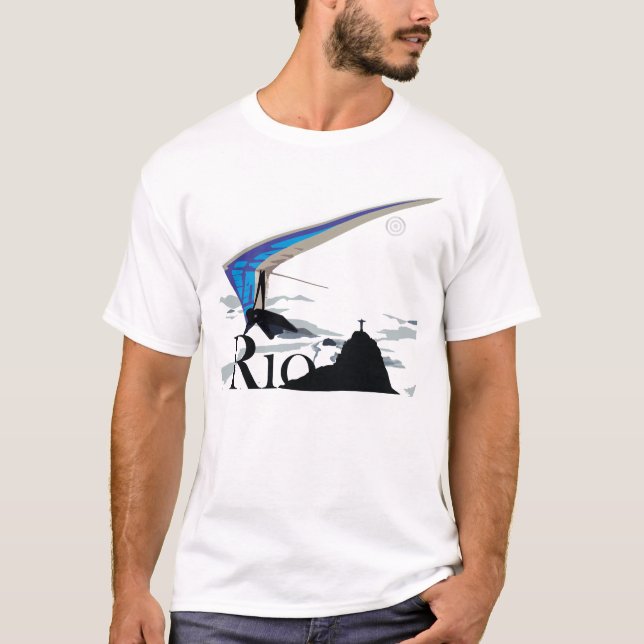 T-shirt HANG GLIDING Rio pontocentral (Frente)