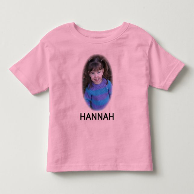 T-shirt Hannah Martin cor-de-rosa (Frente)