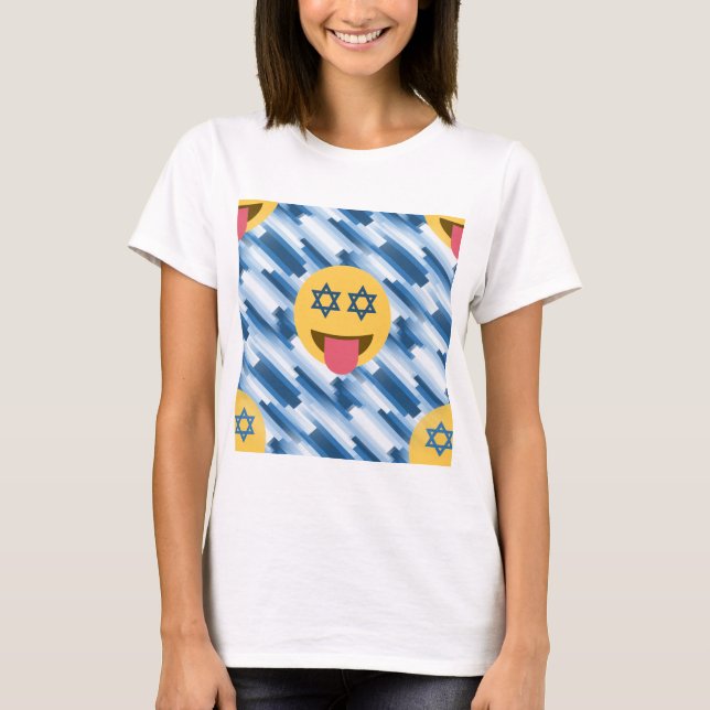 T-shirt hanukkah chanukkah emoji (Frente)
