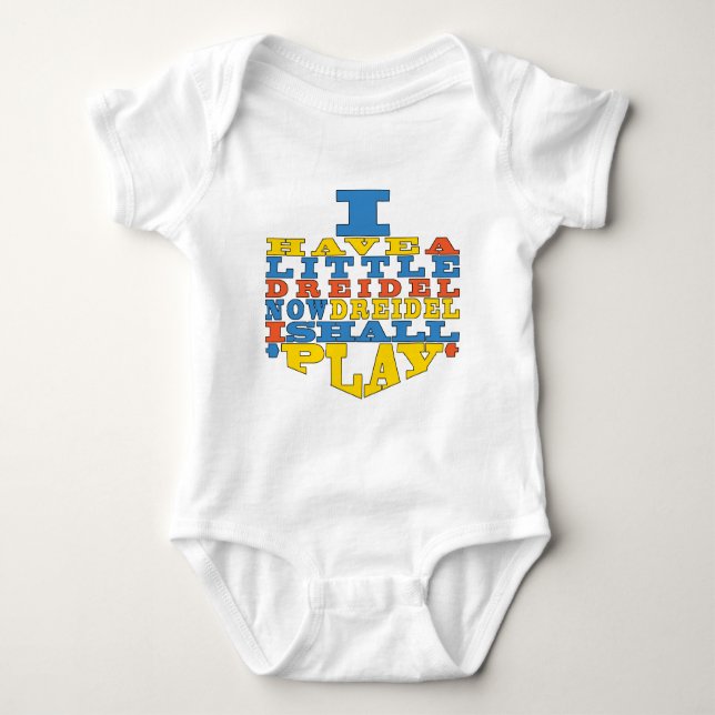 T-shirt Hanukkah "Dreidel Play" (Frente)