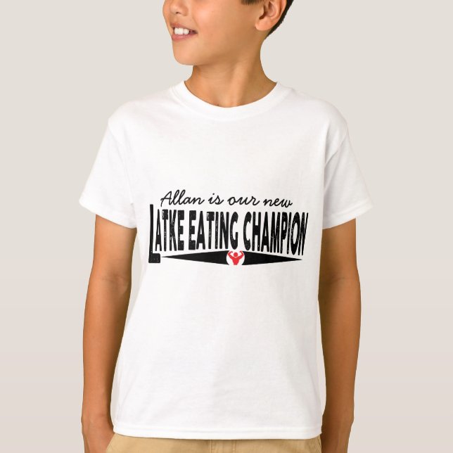 T-shirt Hanukkah "Latke Eating Champion" (Frente)