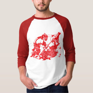 T-SHIRT HANUMAN - LUTANDO DEUSES BUDISTAS & HINDU