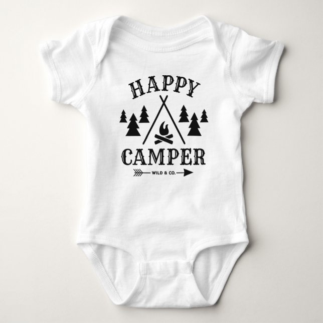 T-shirt Happy campista (Frente)