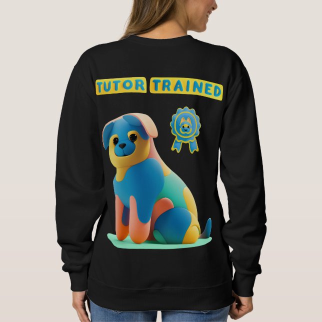 T-shirt Happy Dog - Tutor Trained (Verso)