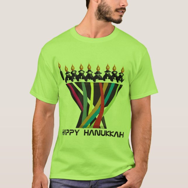 T-shirt Happy Hanukkah (Frente)