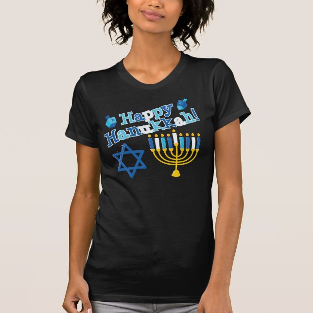 T-shirt Happy Hanukkah (Frente)
