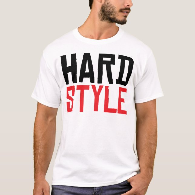 T-shirt Hardstyle V2 cru (Frente)