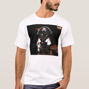 T-shirt Harley o gato do pirata
