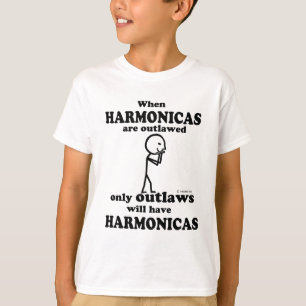 T-shirt Harmônicas Outlawed