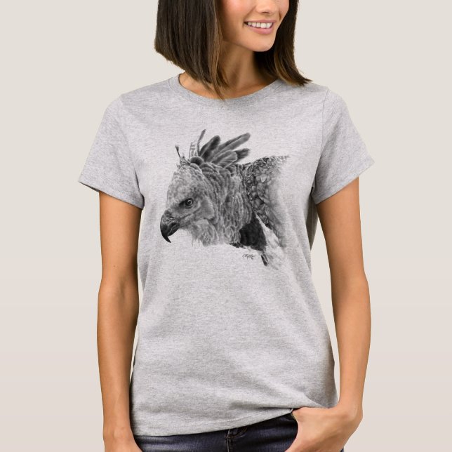 T-shirt Harpy Eagle Drawing (Frente)