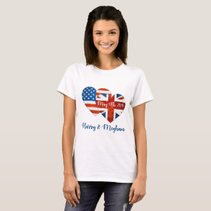 T-shirt Harry & Meghan Wedding, 19 de maio de 2018