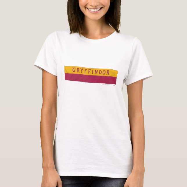 T-shirt Harry Potter | Banner Gryffindor (Frente)