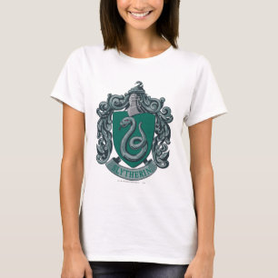 T-shirt Harry Potter   Brasão de Slytherin Verde
