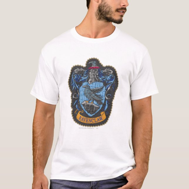 T-shirt Harry Potter | Crest Clássico De Ravenclaw (Frente)
