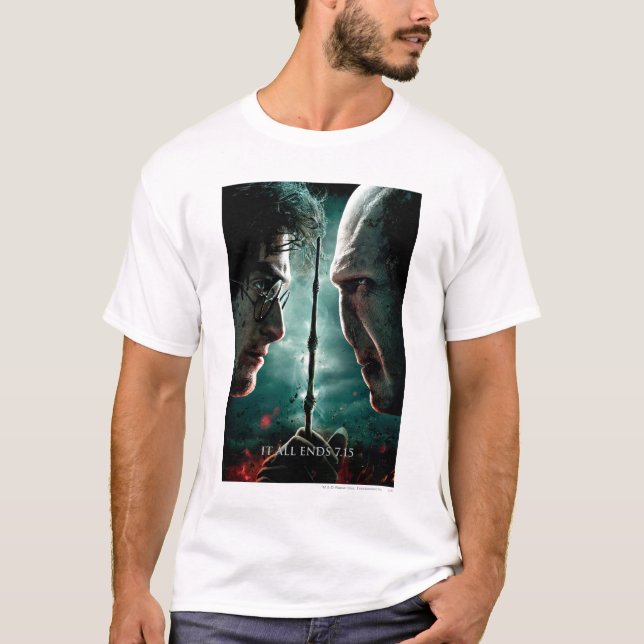 T-shirt Harry Potter e a Mortal Parte 2 (Frente)