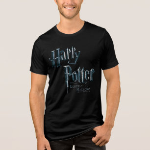 T-shirt Harry Potter e o logotipo 1 da Deathly Hallows