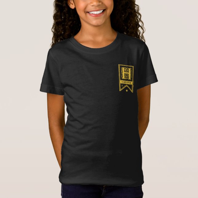 T-shirt Harry Potter | Faixa do Monograma Gryffindor (Frente)
