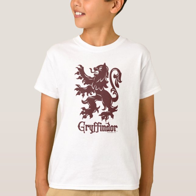 T-shirt Harry Potter | Gráfico de Leão Gryffindor (Frente)