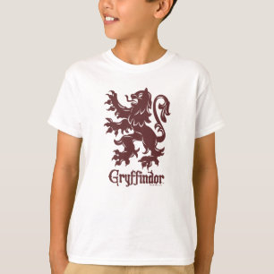 T-shirt Harry Potter Grifinória Leão Gráfico