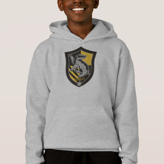 T-shirt Harry Potter | Hufflepuff House Pride Crest (Frente)