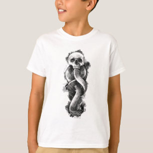 T-shirt Harry Potter Marca Escura Watercolor